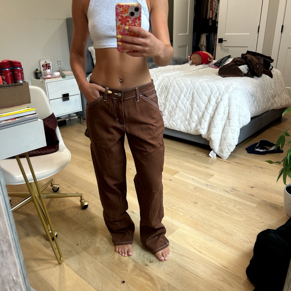 Brown Cargo Carpenter Dickies Pants